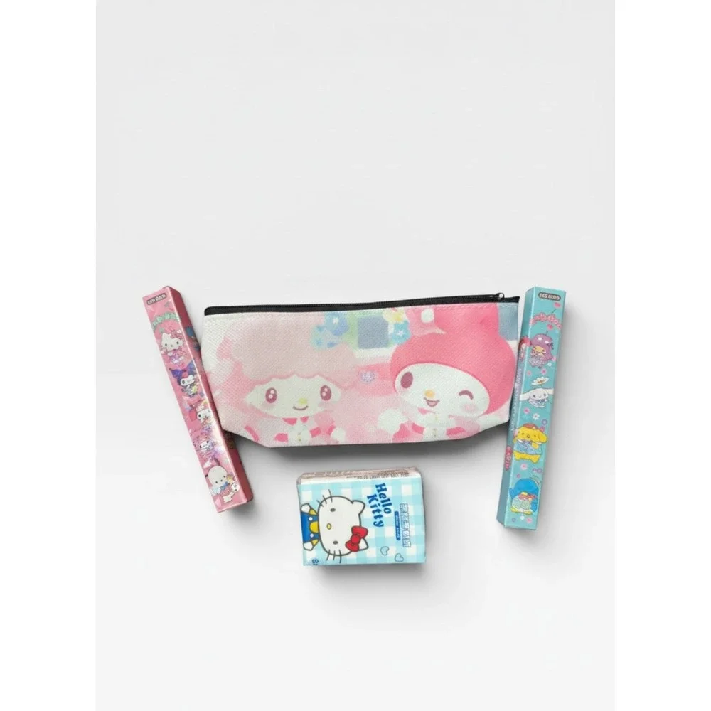 Sanrio Stationery Bundle‎ Binder Journal Notebook Memo Pad Gift Set